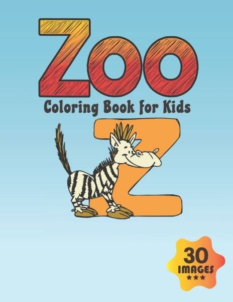 Cover for Neocute Press · Zoo Coloring Book for Kids (Paperback Bog) (2020)
