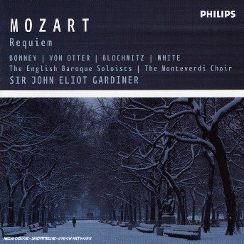 Cover for Bonney B. / Sofie Von Otter A. / Blochwits H. / White W. / the Monteverdi Choir / the English Baroque Soloists / Gardiner Sir John Eliot · Requiem K. 626 (CD) (1987)