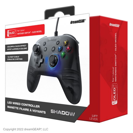 Dreamgear Shadow Wired Controller For Nintendo Switch - Oled Model & Nintendo Switch - Bionik - Merchandise - BIONIK - 0845620065578 - August 25, 2023