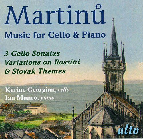 Music For Cello & Piano - B. Martinu - Música - ALTO - 0894640001578 - 24 de septiembre de 2009