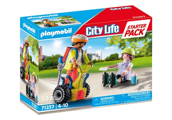 Cover for Playmobil · Playmobil Starterpack Rescue met Segway - 71257 (Leksaker)