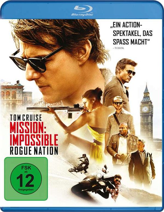 Cover for Simon Pegg,ving Rhames,tom Cruise · Mission: Impossible 5-rogue Nation (Blu-ray) (2015)