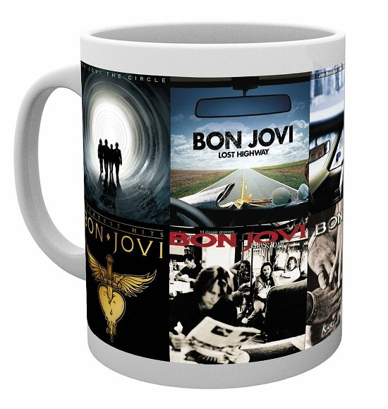 Cover for Mug · Bon Jovi - Albums (Tazza) (Legetøj)