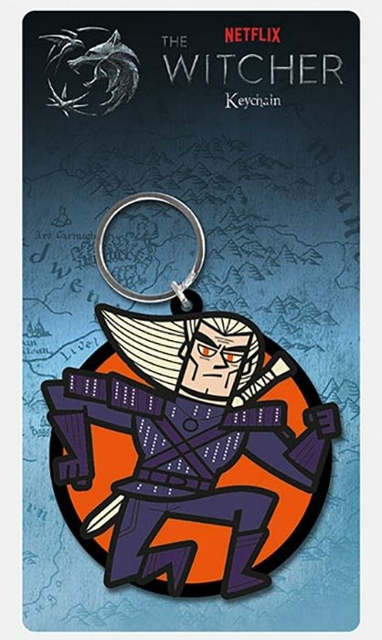 Cover for Keyrings · The Witcher Geralt Rubber Keychain (MERCH)