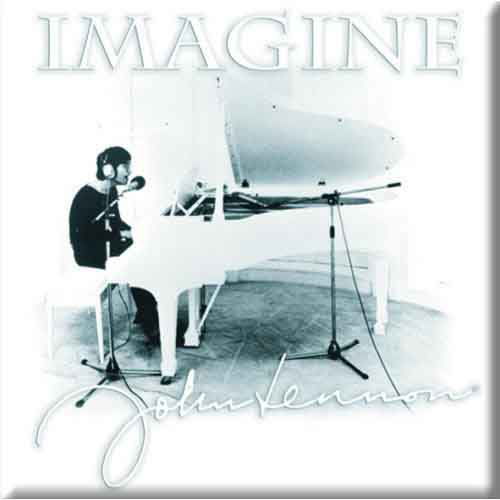 John Lennon Fridge Magnet: Imagine - John Lennon - Fanituote - R.O. - 5055295306578 - torstai 16. lokakuuta 2014