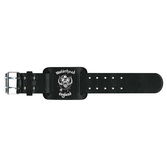 Motorhead Leather Wrist Strap: England - Motörhead - Produtos -  - 5055339745578 - 