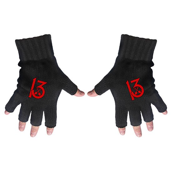 Cover for Wednesday 13 · Wednesday 13 Unisex Fingerless Gloves: 13 (Bekleidung) [Black - Unisex edition]