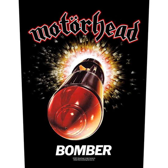 Motorhead Back Patch: Bomber 2021 - Motörhead - Merchandise - - 5056365710578 -