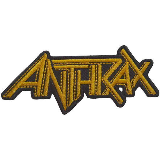 Anthrax Standard Woven Patch: Yellow Logo - Anthrax - Produtos -  - 5056561040578 - 