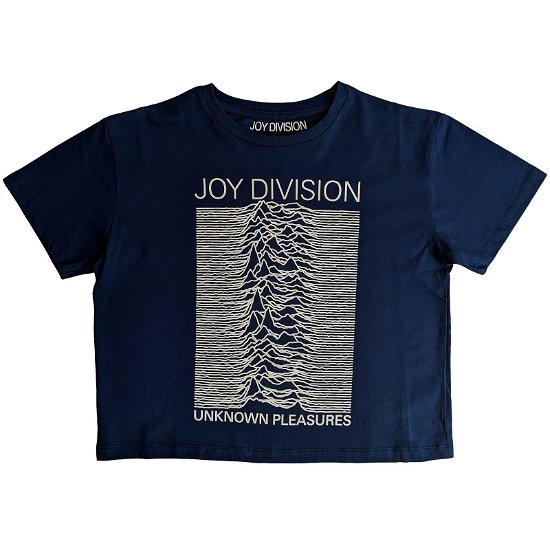 Joy Division Ladies Crop Top: Unknown Pleasures - Joy Division - Koopwaar -  - 5056561079578 - 