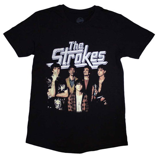 The Strokes Unisex T-Shirt: Band Photo (Black) - Strokes - The - Produtos -  - 5056737245578 - 19 de março de 2024