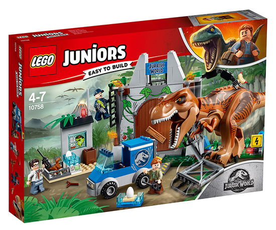 Cover for LEGO® Juniors 10758 Jurassic World? Ausbruch des T · Juniors JUR Ausbruch des T-Rex (Toys)