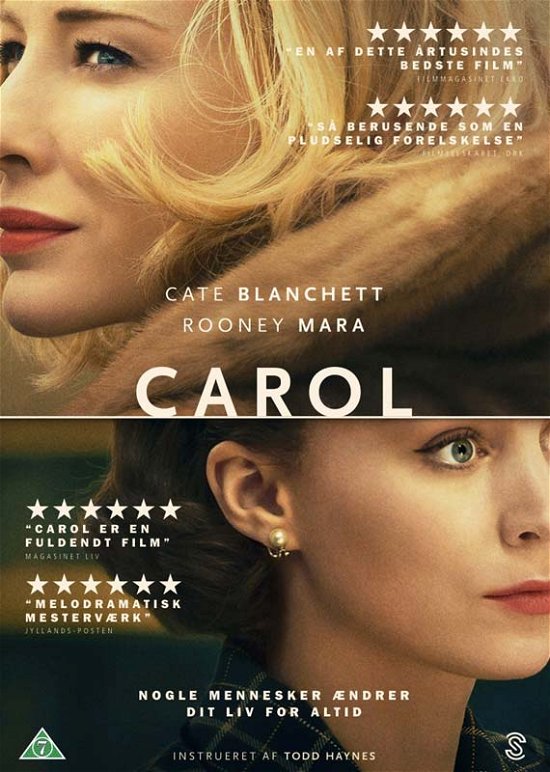 Cover for Cate Blanchett / Rooney Mara · Carol (DVD) (2016)