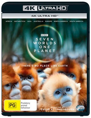 Cover for Attenborough, David, N/a · Seven Worlds, One Planet (Uhd) (4K Ultra HD) (2019)