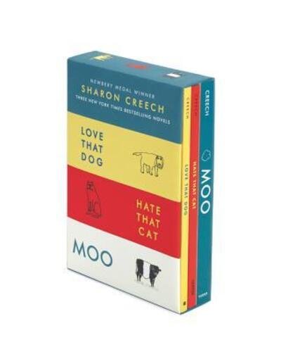Cover for Sharon Creech · Sharon Creech 3-Book Box Set: Love That Dog, Hate That Cat, Moo (Paperback Book) (2018)