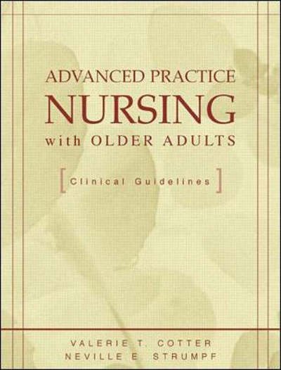 Cover for Neville E Strumpf · Advanced Practice Nursing with Older Adults (Taschenbuch) (2001)