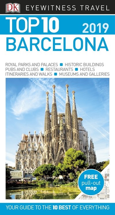 Cover for DK Eyewitness · DK Eyewitness Top 10 Travel Barcelona (Book) (2018)