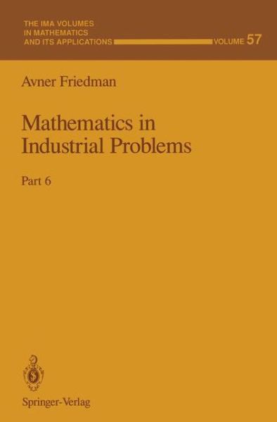 Cover for Friedman · Mathematics in Industrial Prob (Book)