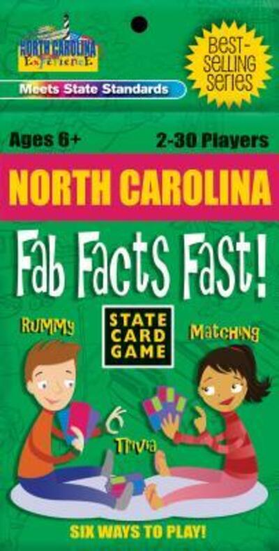 North Carolina Fab Facts Fast Card Game - Carole Marsh - Gra planszowa - GALLOPADE - 9780635064578 - 15 stycznia 2008