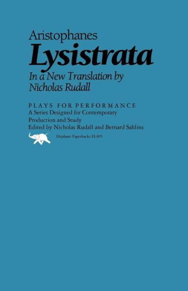 Cover for Aristophanes · Lysistrata - Plays for Performance Series (Taschenbuch) (1991)