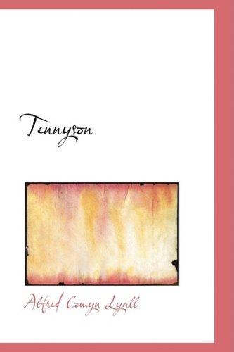 Cover for Alfred Comyn Lyall · Tennyson (Hardcover Book) (2009)