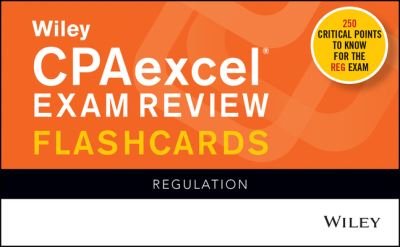 Cover for Wiley · Wiley's CPA Jan 2022 Flashcards: Regulation (Pocketbok) (2022)