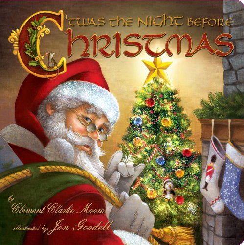 Cover for Clement Clarke Moore · Twas the Night Before Christmas (Board book) [Brdbk Rep edition] (2013)