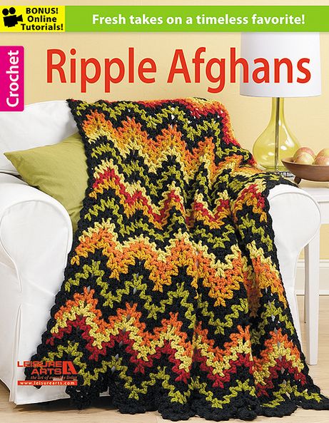 Cover for Leisure Arts · Crochet Ripple Afghans (Paperback Book) (2013)