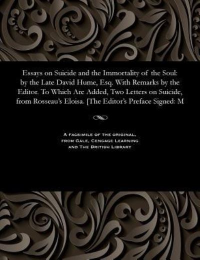 Cover for Joseph Addison · Essays on Suicide and the Immortality of the Soul (Paperback Book) (1901)