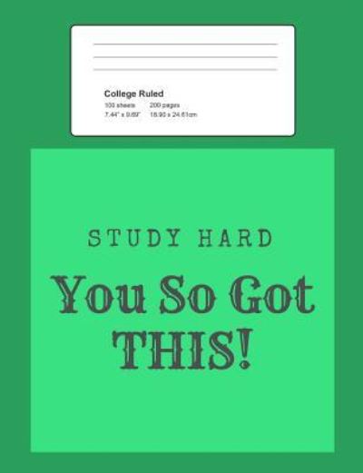 Cover for Katya · Study Hard - You So Got This! (Paperback Book) (2018)