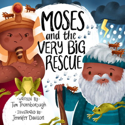 Cover for Moses and the Very Big Rescue (Book) (2020)