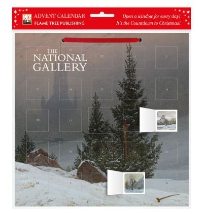 National Gallery: Trafalgar Square at Christmas Advent Calendar (with stickers) -  - Merchandise - Flame Tree Publishing - 9781804171578 - 6. september 2022