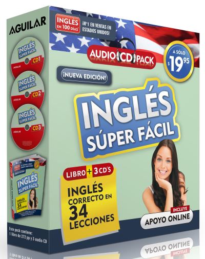 Cover for Ingles en 100 dias · Ingles en 100 dias - Ingles super facil (Audiopack) / English in 100 Days - Very Easy English Audio Pack (Paperback Book) (2015)