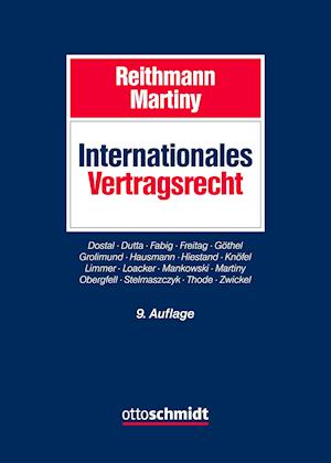 Cover for Dieter Martiny · Internationales Vertragsrecht (Gebundenes Buch) (2021)