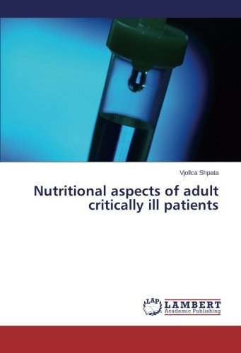 Cover for Vjollca Shpata · Nutritional Aspects of Adult Critically Ill Patients (Taschenbuch) (2014)