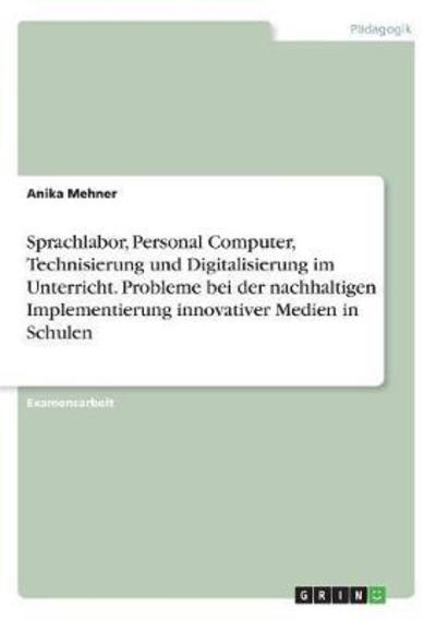 Cover for Mehner · Sprachlabor, Personal Computer, (Book)