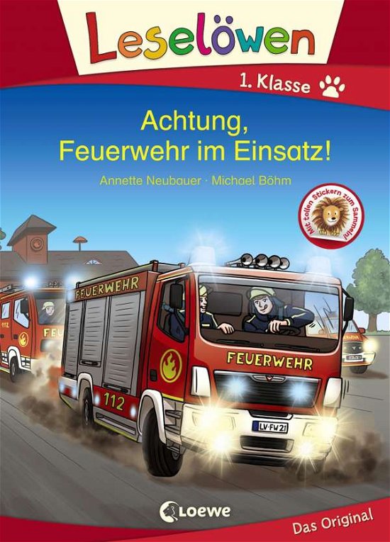Cover for Neubauer · Leselöwen 1. Klasse - Achtung, (Bok)