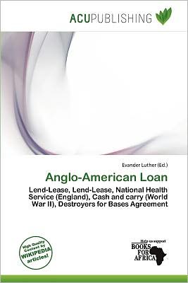 Cover for Evander Luther · Anglo-American Loan (Book) (2011)