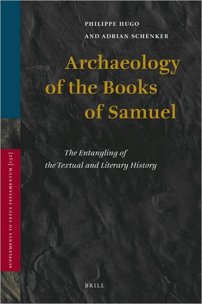 Cover for Forthcoming · Archaeology of the Books of Samuel (Supplements to Vetus Testamentum) (Hardcover Book) (2009)