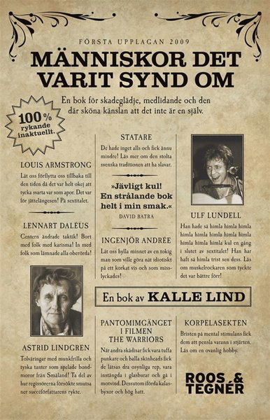 Cover for Kalle Lind · Människor det varit synd om (ePUB) (2013)