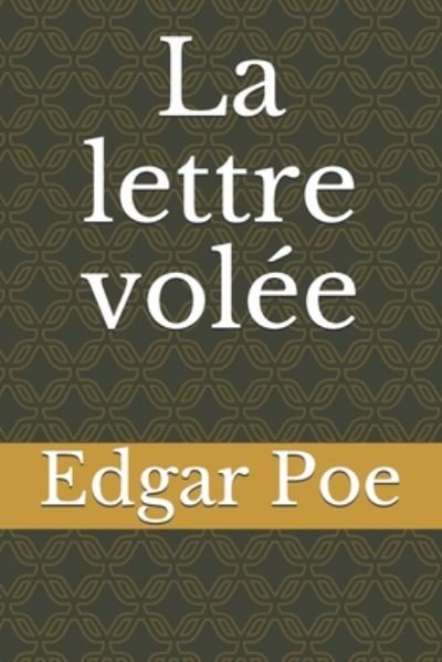 Cover for Edgar Allan Poe · La lettre volee (Paperback Book) (2020)