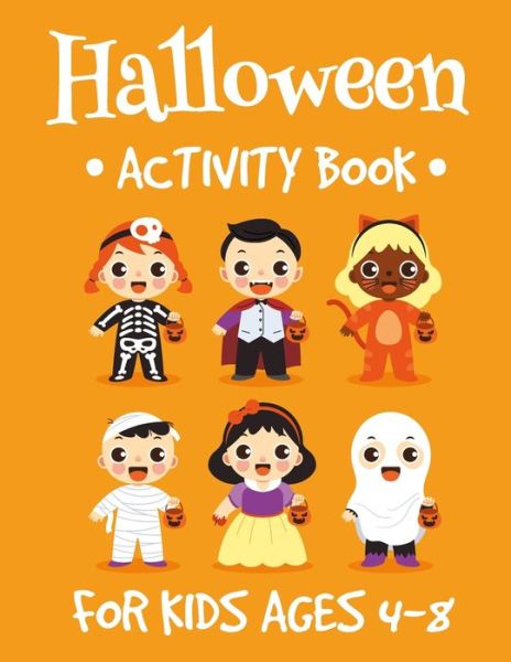 Cover for Tim Tama · Halloween Activity Book for Kids Ages 4-8 (Paperback Bog) (2020)