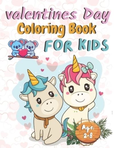 Cover for Rj Creative Village · Valentine's Day Coloring Book (Pocketbok) (2021)