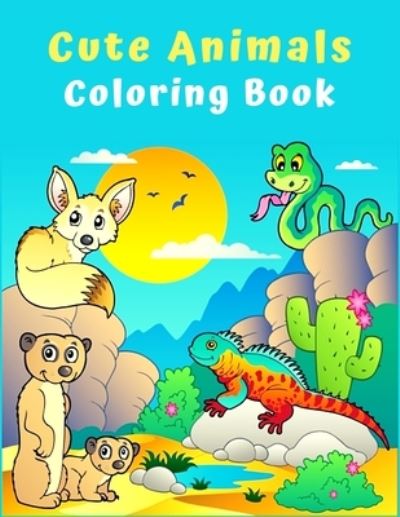 Cover for Coloring Books · Cute Animals Coloring Book (Paperback Book) (2021)