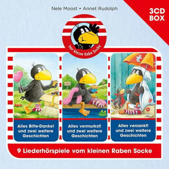 Der Kleine Rabe Socke-3-cd H÷rspielbox Vol.3 - Der Kleine Rabe Socke - Musikk - KARUSSELL - 0602438659579 - 17. september 2021