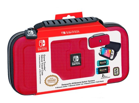 Bigben Nintendo Switch Deluxe Travel Case Red (Merchandise) - Nacon - Merchandise -  - 0663293112579 - 11. oktober 2022