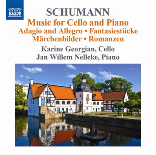 Cover for Schumann,r &amp; C / Georgian / Nelleke · Music for Cello &amp; Piano (CD) (2011)