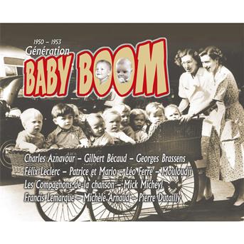 Cover for Baby Boom · Charles Aznavour - Gilbert Becaud - Georges Brassens (CD)