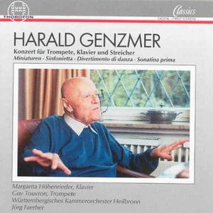 Concerto for Trumpet Piano & Strings - Genzmer / Touvron / Hohenrieder / Faerber - Muziek - THOROFON - 4003913124579 - 29 oktober 2002