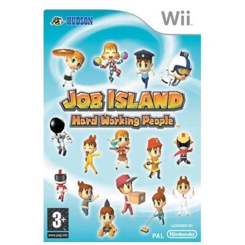 Cover for Konami · Job Island Hard Working People (Wii) (2010)